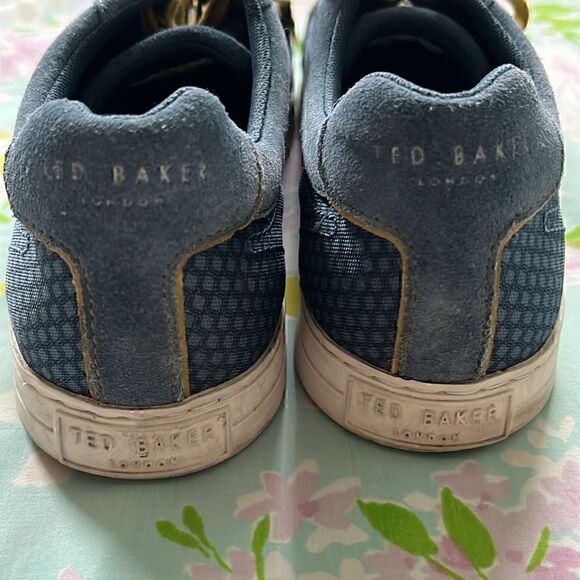 Ted Baker Sarpio Sneakers Blue Yellow - 10 - Picture 3 of 15